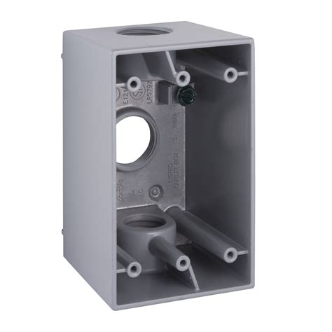 metal receptacle box deep center|RACO 3.